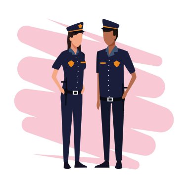 Polis memurları iş ve işçi