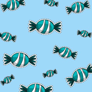 Şeker arka plan çizgi film