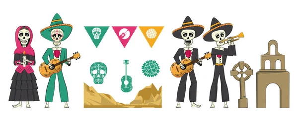 Day of the Dead banner — Stock Vector