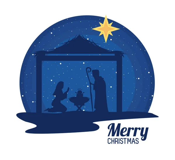 Tradiční vánoční Christian — Stockový vektor