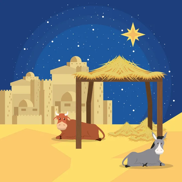 Tradycyjne Christian Christmas — Wektor stockowy