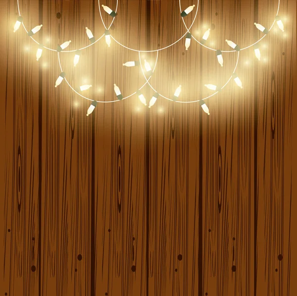 Luces de Navidad para la decoración — Vector de stock