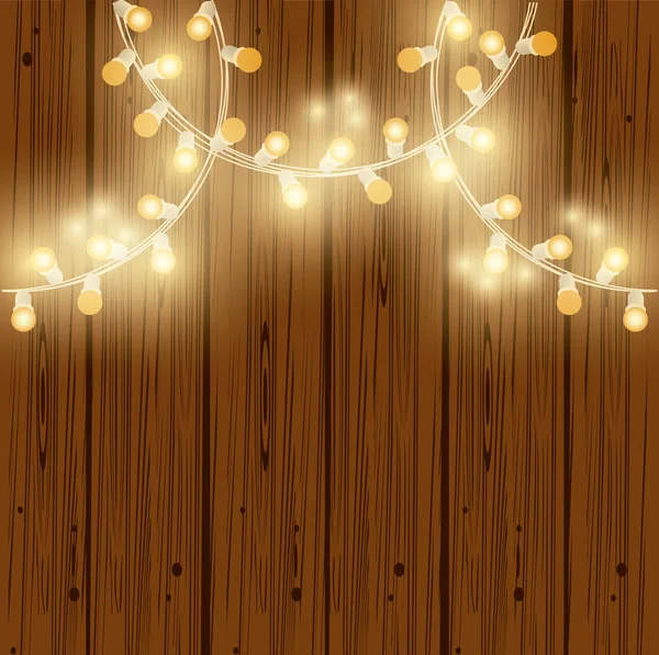 Luces de Navidad para la decoración — Vector de stock