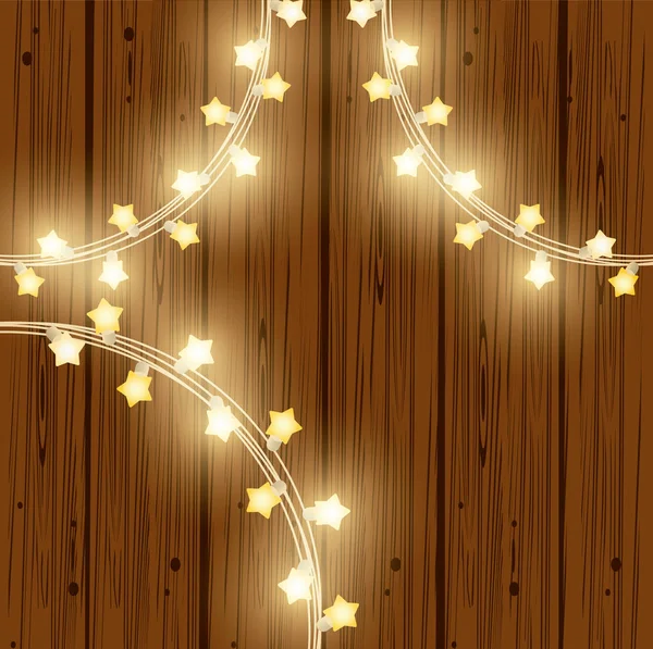 Luces de Navidad para la decoración — Vector de stock