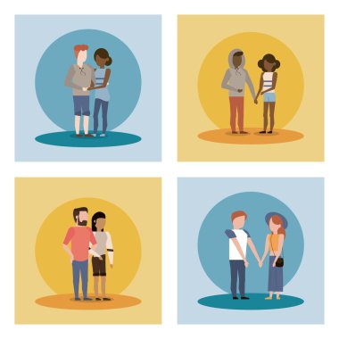 adam ve kadın çift dizi