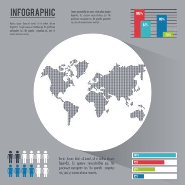 Infographic bütün dünya