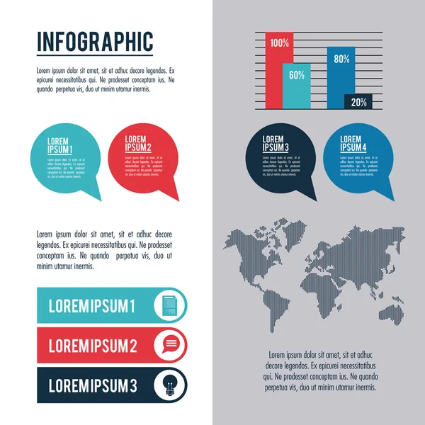 Infographic styles and organization — Stock Vector