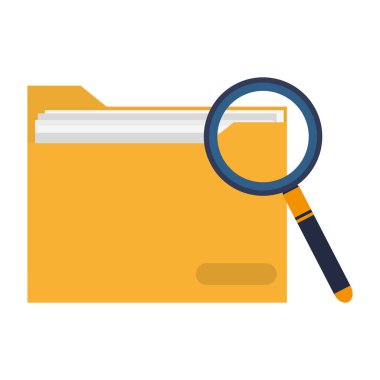 Büyüteç klasörde