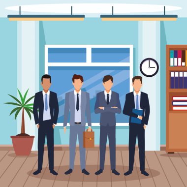 Çift Erkekler çizgi film