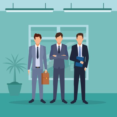 Çift Erkekler çizgi film