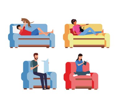 faaliyetleri ve serbest zaman evde