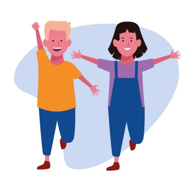 Çocuklar eğleniyor.