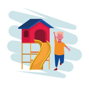 Çocuk parkındaki çocuklar