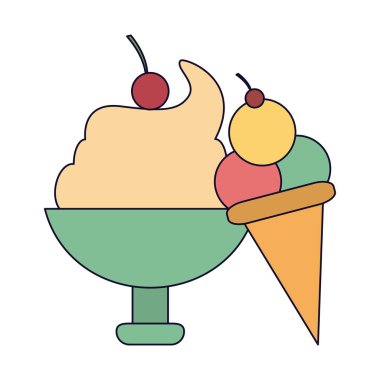 Dondurma Kupası ve koni