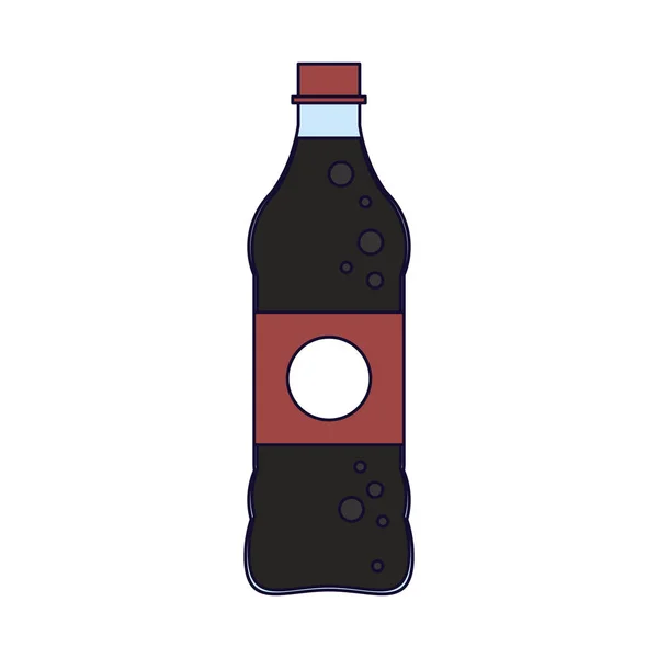 Fles soda geïsoleerd — Stockvector