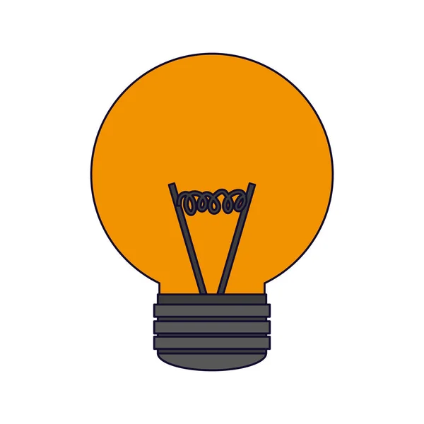Ampoule symbole lumineux — Image vectorielle