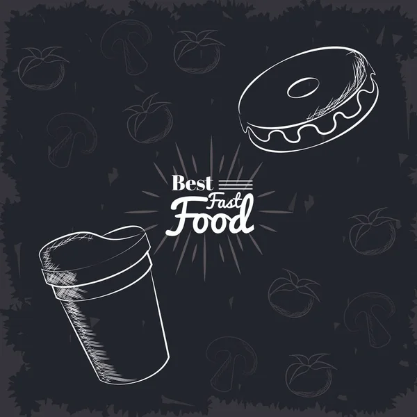 Fact food icons — Stock Vector