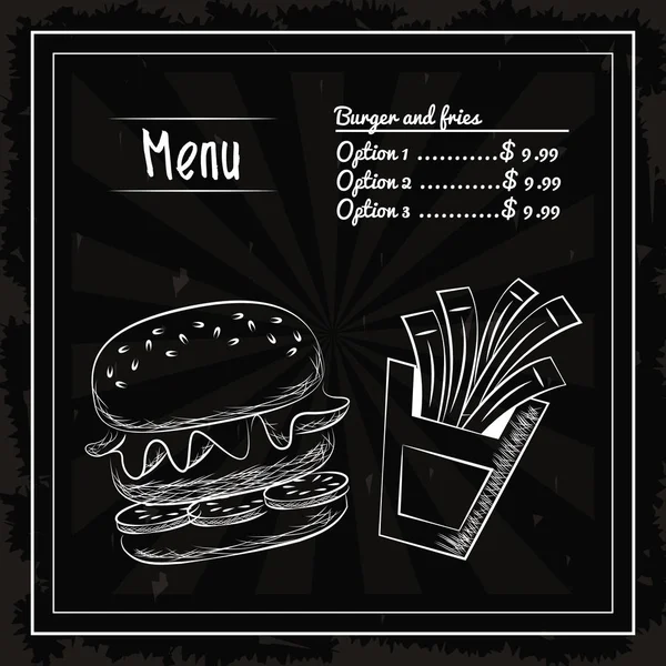 menü fast food
