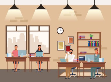 iş adamları coworking