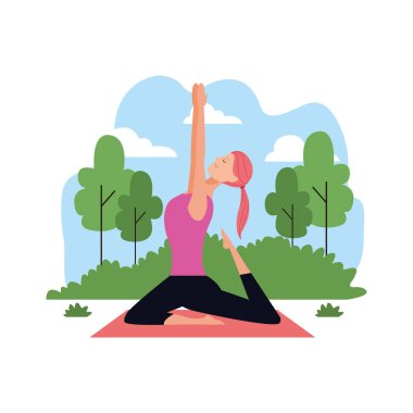 kadın yoga teşkil etmektedir