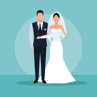 Evlilik çift silah tutan