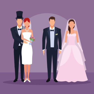 düğün çift takım elbise