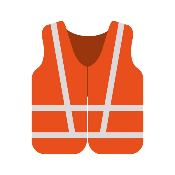 Travailleur du gilet de construction — Image vectorielle