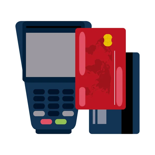 Кредитная карта и электронная оплата — стоковый вектор
