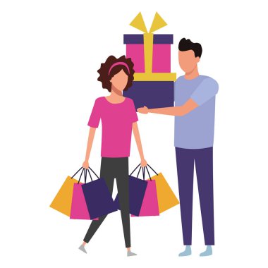 İnsanlar süpermarkette alışveriş