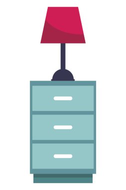 Işık lamba ile çekmece