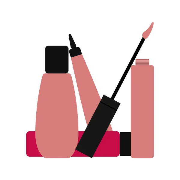 Maquillage pour femmes concept — Image vectorielle