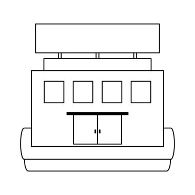 Siyah ve beyaz depoda Emlak