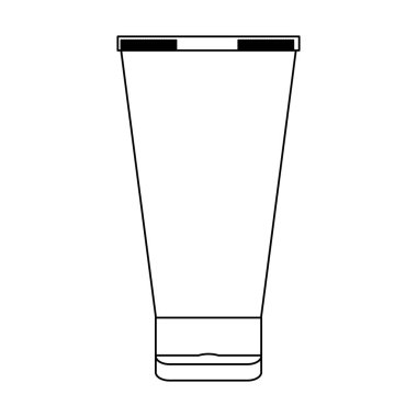 Makyaj için siyah beyaz kadın kavramı