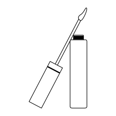 Makyaj için siyah beyaz kadın kavramı