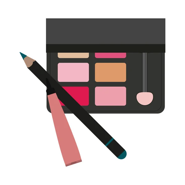 Make-up voor vrouwen concept — Stockvector