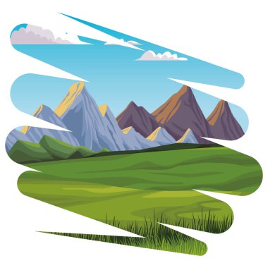 Güzel manzara manzara grunge