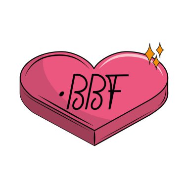 Romantik giftbox kalp şeklinde