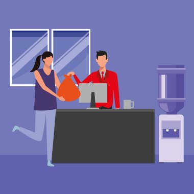 İnsanlar süpermarkette alışveriş