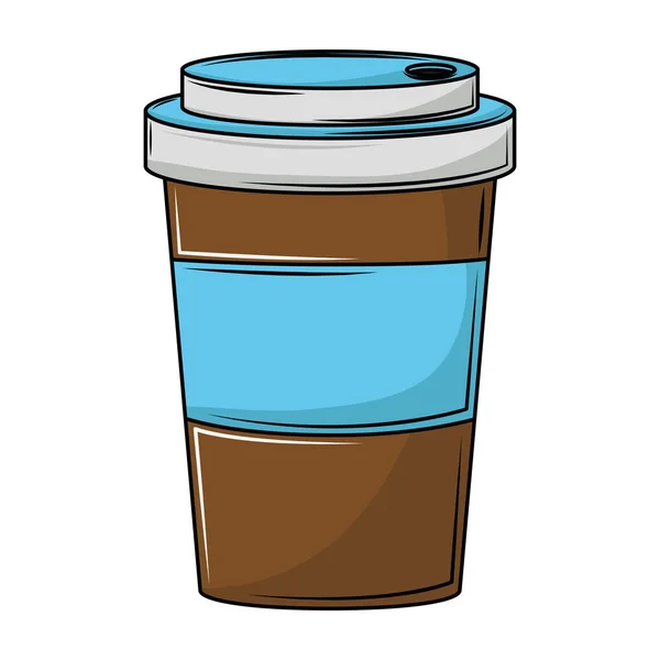 Šálek kávy jít — Stockový vektor
