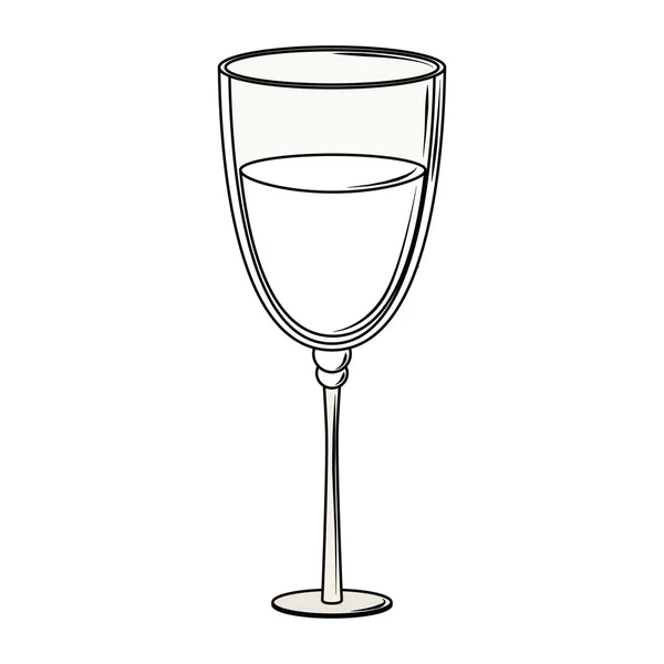 シャンパン グラス — ストックベクタ