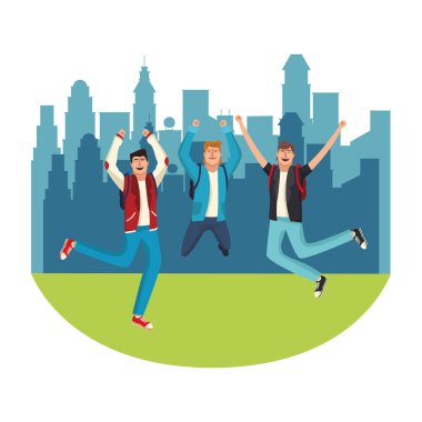 Genç erkek arkadaşlar