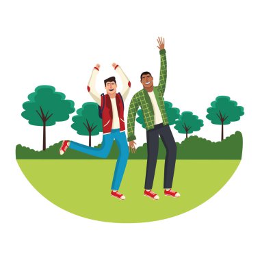 Genç erkek arkadaşlar