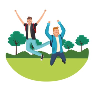 Genç erkek arkadaşlar