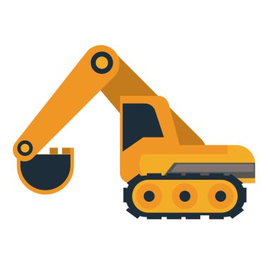 Ekskavatör inşaat aracı