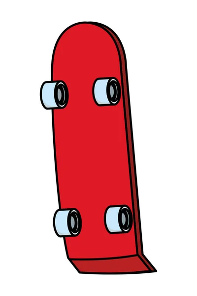 Skaterboard 孤立した漫画 — ストックベクタ