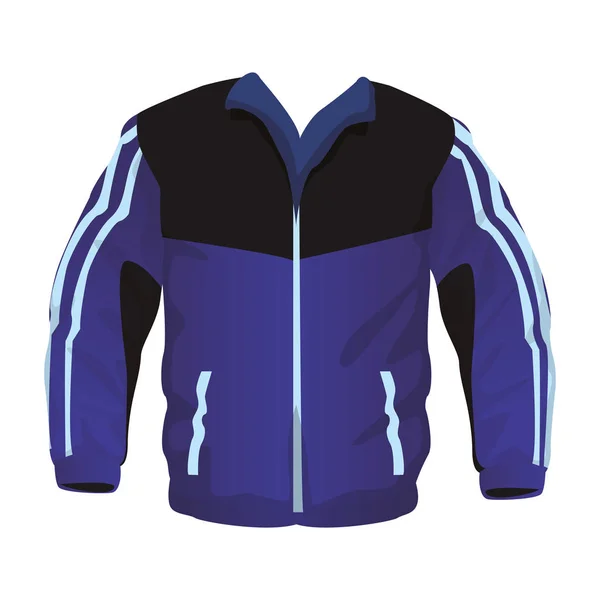 Veste sport fitness masculine — Image vectorielle