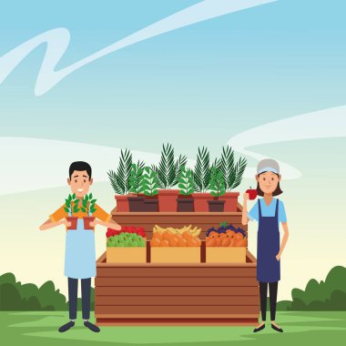 Bakkal iş karikatür