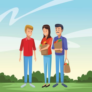 Bakkal iş karikatür