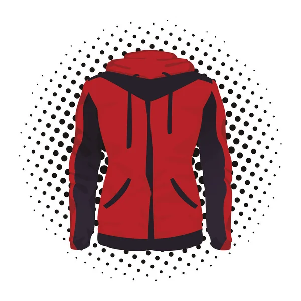 Männliche Fitness-Sportjacke — Stockvektor