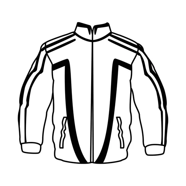 Чоловіча спортивна куртка для фітнесу — стоковий вектор